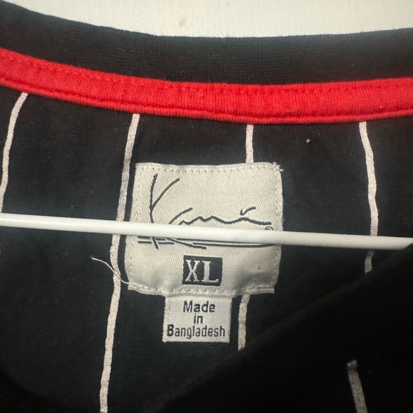 Karl Kani Black Pinstripe Shirt - Picture 2 of 3